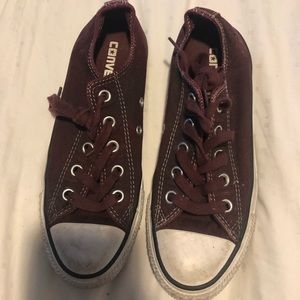 Burgundy Converse